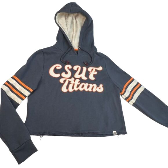 Cal State Fullerton Cropped Hoodie Size M - Picture 1 of 3